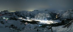 Archiv Foto Webcam Lech-Zürs: Kriegerhorn Panoramablick 03:00
