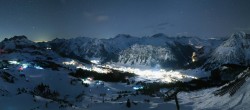Archiv Foto Webcam Lech-Zürs: Kriegerhorn Panoramablick 03:00