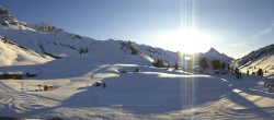Archived image Webcam Panoramic view Salober base station 01:00