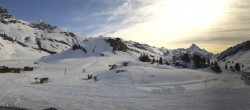 Archived image Webcam Panoramic view Salober base station 07:00