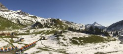 Archived image Webcam Panoramic view Salober base station 09:00