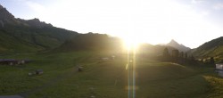 Archived image Webcam Panoramic view Salober base station 00:00