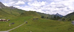 Archived image Webcam Panoramic view Salober base station 08:00
