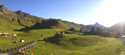 Archived image Webcam Panoramic view Salober base station 08:00