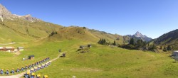Archived image Webcam Panoramic view Salober base station 11:00