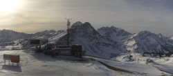 Archiv Foto Webcam Warth Schröcken - Panorama Saloberjet 11:00