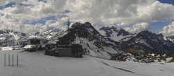 Archiv Foto Webcam Warth Schröcken - Panorama Saloberjet 11:00