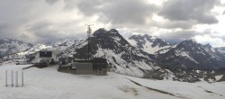 Archiv Foto Webcam Warth Schröcken - Panorama Saloberjet 17:00