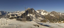 Archiv Foto Webcam Warth Schröcken - Panorama Saloberjet 07:00