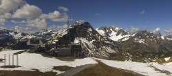 Archiv Foto Webcam Warth Schröcken - Panorama Saloberjet 10:00