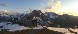 Archiv Foto Webcam Warth Schröcken - Panorama Saloberjet 20:00