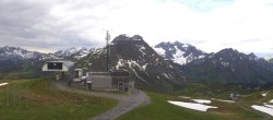 Archiv Foto Webcam Warth Schröcken - Panorama Saloberjet 07:00