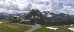 Archiv Foto Webcam Warth Schröcken - Panorama Saloberjet 13:00