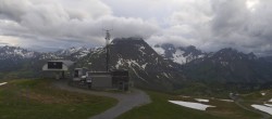 Archiv Foto Webcam Warth Schröcken - Panorama Saloberjet 19:00