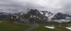 Archiv Foto Webcam Warth Schröcken - Panorama Saloberjet 15:00