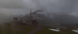 Archiv Foto Webcam Warth Schröcken - Panorama Saloberjet 19:00