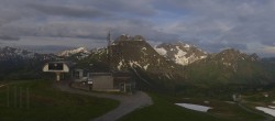 Archiv Foto Webcam Warth Schröcken - Panorama Saloberjet 05:00