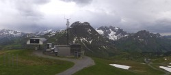 Archiv Foto Webcam Warth Schröcken - Panorama Saloberjet 17:00