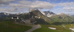 Archiv Foto Webcam Warth Schröcken - Panorama Saloberjet 07:00