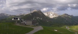 Archiv Foto Webcam Warth Schröcken - Panorama Saloberjet 07:00