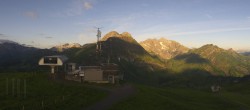 Archiv Foto Webcam Warth Schröcken - Panorama Saloberjet 05:00