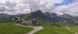 Archiv Foto Webcam Warth Schröcken - Panorama Saloberjet 09:00