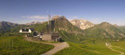 Archiv Foto Webcam Warth Schröcken - Panorama Saloberjet 07:00