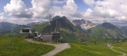 Archiv Foto Webcam Warth Schröcken - Panorama Saloberjet 09:00