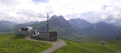 Archiv Foto Webcam Warth Schröcken - Panorama Saloberjet 15:00