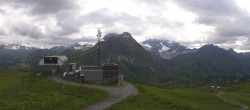 Archiv Foto Webcam Warth Schröcken - Panorama Saloberjet 17:00