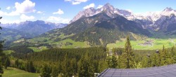 Archiv Foto Webcam Werfenweng: Ausblick Panorama Restaurant 13:00