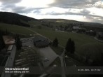 Archiv Foto Webcam Oberwiesenthal - Blick auf Skihang und Ort 17:00
