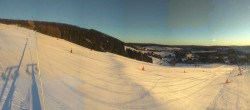 Archiv Foto Webcam Oberwiesenthal - Blick auf Skihang und Ort 07:00