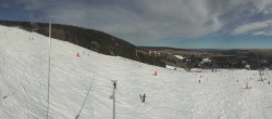 Archiv Foto Webcam Oberwiesenthal - Blick auf Skihang und Ort 11:00