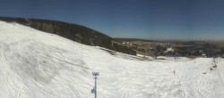 Archiv Foto Webcam Oberwiesenthal - Blick auf Skihang und Ort 11:00