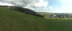 Archiv Foto Webcam Oberwiesenthal - Blick auf Skihang und Ort 09:00