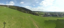 Archiv Foto Webcam Oberwiesenthal - Blick auf Skihang und Ort 09:00