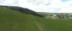 Archiv Foto Webcam Oberwiesenthal - Blick auf Skihang und Ort 11:00