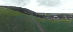 Archiv Foto Webcam Oberwiesenthal - Blick auf Skihang und Ort 17:00