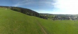 Archiv Foto Webcam Oberwiesenthal - Blick auf Skihang und Ort 07:00