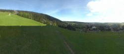 Archiv Foto Webcam Oberwiesenthal - Blick auf Skihang und Ort 09:00