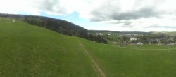 Archiv Foto Webcam Oberwiesenthal - Blick auf Skihang und Ort 15:00