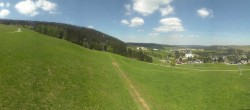 Archiv Foto Webcam Oberwiesenthal - Blick auf Skihang und Ort 13:00