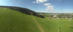 Archiv Foto Webcam Oberwiesenthal - Blick auf Skihang und Ort 15:00