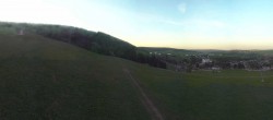 Archiv Foto Webcam Oberwiesenthal - Blick auf Skihang und Ort 19:00