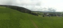 Archiv Foto Webcam Oberwiesenthal - Blick auf Skihang und Ort 09:00