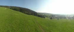 Archiv Foto Webcam Oberwiesenthal - Blick auf Skihang und Ort 07:00