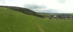 Archiv Foto Webcam Oberwiesenthal - Blick auf Skihang und Ort 11:00