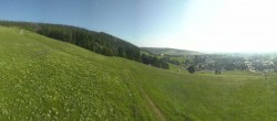Archiv Foto Webcam Oberwiesenthal - Blick auf Skihang und Ort 07:00