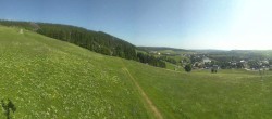 Archiv Foto Webcam Oberwiesenthal - Blick auf Skihang und Ort 09:00